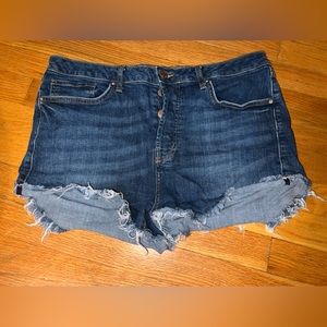 Forever 21 jeans shorts dark wash